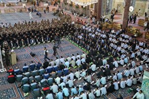 تقرير مصور | محفل قرآني في کربلاء إستذكاراً لأرواح خدّام الحسين (ع)