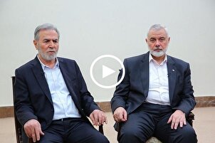 بالفيديو....مقابلة خاصّة مع الشهيد إسماعيل هنيّة والسيّد زياد النخالة
