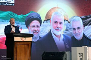 تقرير مصور | حفل تأبين للشهيد هنية في طهران بحضور شعبي حاشد