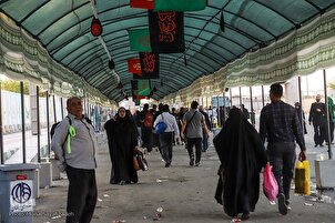 تقرير مصور | عبور زوار الأربعين الحسيني من منفذ "جذابة" الحدودي