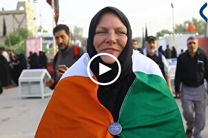 بالفيديو..مسيحية من إيرلندا تسير مع زوّار الأربعين وتتحدث عن شفائها من السرطان