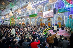 تقرير مصور | الحفل المركزي في الصحن الحسيني بمناسبة ولادة الإمام الحسين (ع)