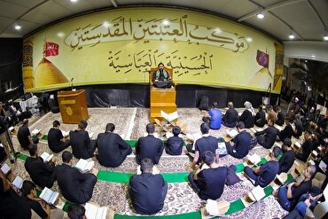 Həzrət Əbəlfəzl (ə) hərəmi Ərbəin ziyarətçilərinə Quran və xidmət proqramları təqdim edir
