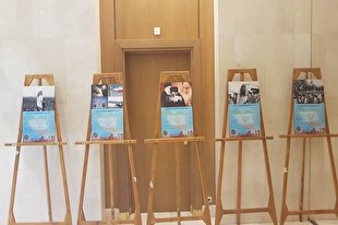 افتتاح نمایشگاه «بلوغ انقلاب» در دمشق + عکس