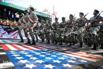 رژه نیروهای مسلح در کرج