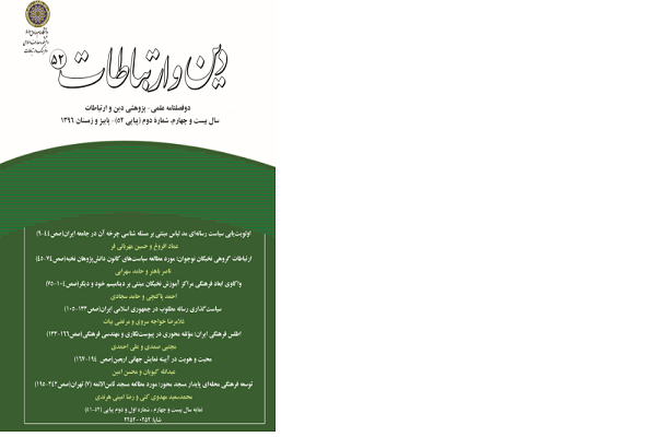 تحلیل سطوح ارتباطی قرآن کریم در دوفصلنامه «دین و ارتباطات»