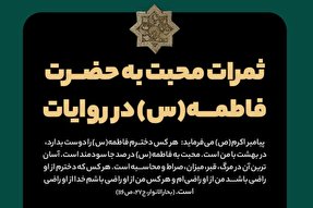 اینفوگرافیک | ثمرات محبت به حضرت صدیقه کبری(س) در روایات