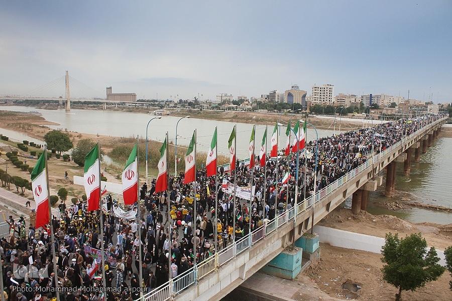 راهپیمایی جشن پیروزی انقلاب اسلامی در اهواز