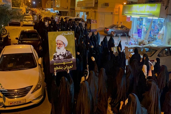 تجمع صدها بحرینی در حمایت از آیت الله عیسی قاسم + فیلم