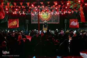 حسینیه ایران؛ عزاداری در مسجد چهارده معصوم‌(ع) کرج