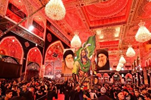 خیل عظیم زائران حسینی در کربلا در آستانه اربعین + عکس