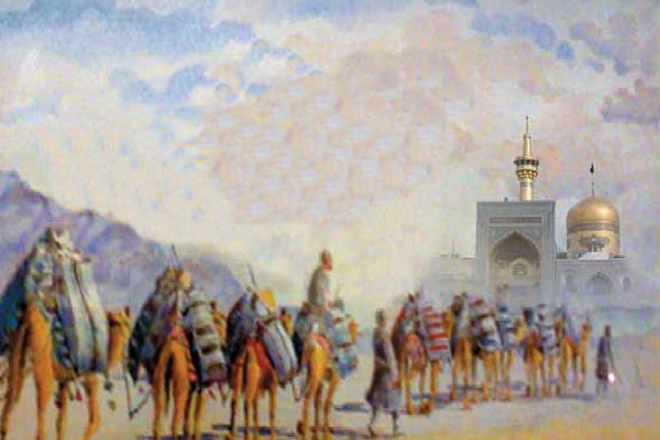 ورود کاروان امام رضا به ایران