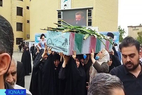 عکس | تشییع پیکر مطهر دو شهید گمنام در اسلامشهر
