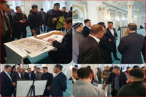 برگزاری نمایشگاه خوشنویسی ایرانی در مسجد جامع آستانه + عکس