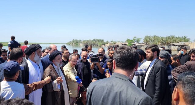 بازدید رئیس جمهور از تالاب شادگان