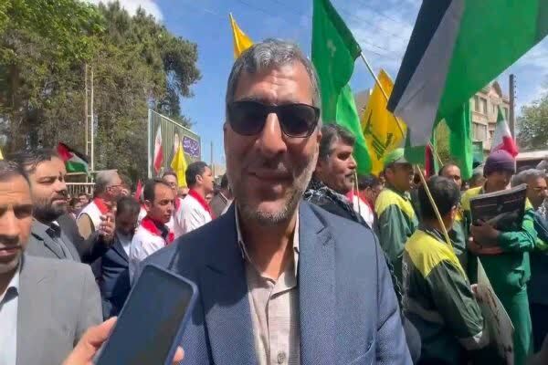 استکبار در عرصه پدافندی حریف ما نیست + فیلم