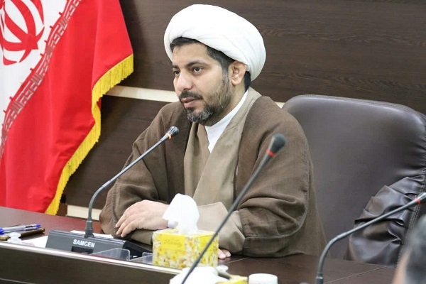 حجت الاسلام خمیس بداوی، مسئول دفتر نمایندگی ولی فقیه در اداره کل دامپزشکی استان خوزستان