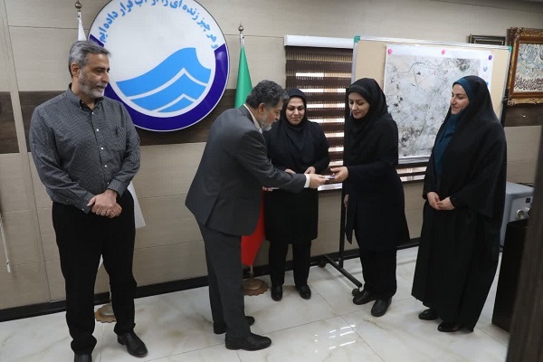 مراسم بزرگداشت دهه کرامت در شرکت آبفای اهواز