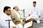 عکس | جلسه آموزش فنون تلاوت قرآن حمزه عوده‌زاده