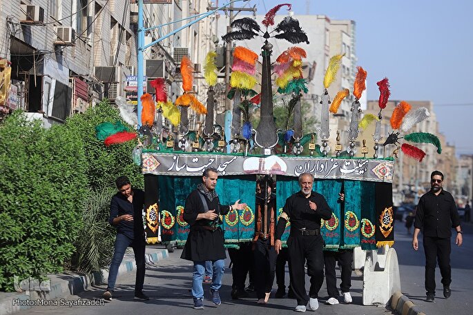 عکس | عزاداری روز عاشورا در اهواز
