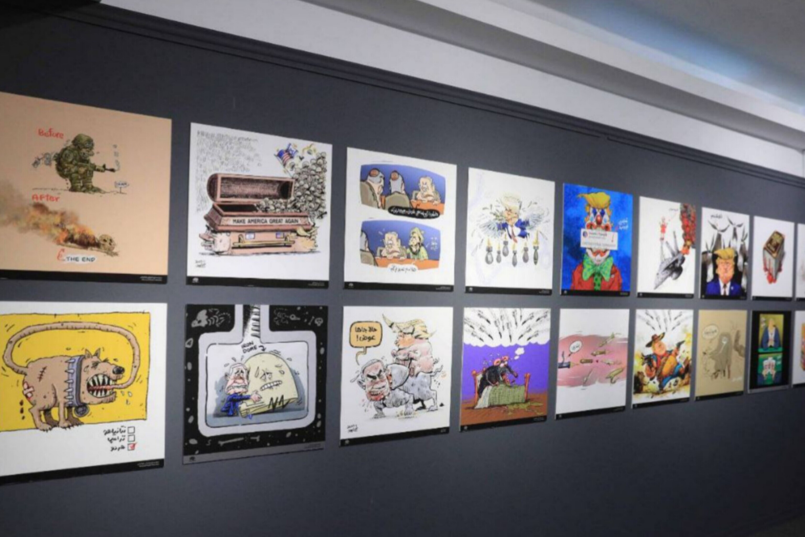 پاسخ هنرمندانه به تبلیغات دشمن در نمایشگاه «پوزه‌بند»