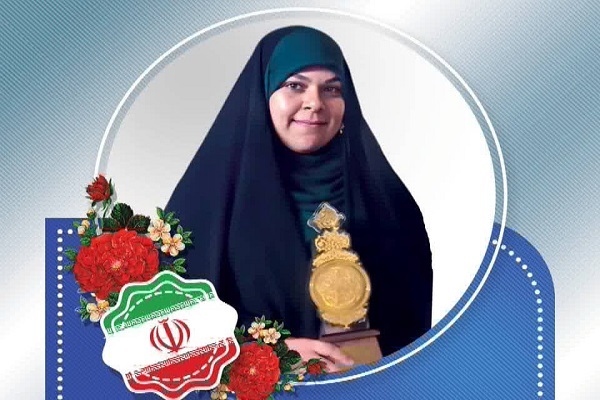 عفت ابول زاده دارنده رتبه اول رشته دعاخوانی در مسابقات اوقاف