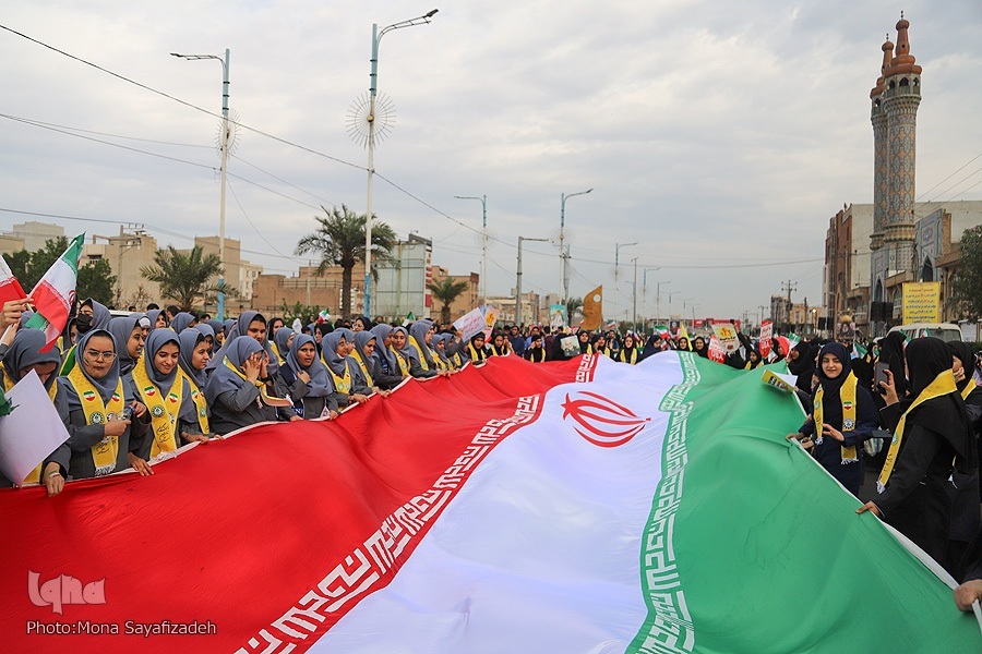 راهپیمایی ۱۳ آبان در خوزستان
