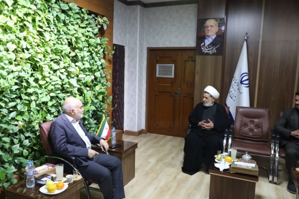 دیدار علامه شیخ جعفر ابراهیمی با استاندار خوزستان