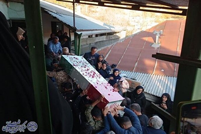عکس |  دلدادگی مردم دودانگه در استقبال از شهید خوشنام شلمچه