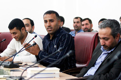 مهدی عبیات جلسه‌دار قرآنی در حمیدیه 