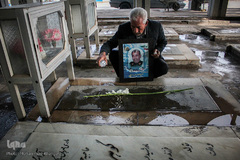 حضور کاروان قرأنی انقلاب در گلزار شهدای اهواز