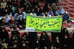تجمع بانوان انقلابی در مصلی اهواز