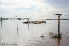  در پی وقوع سیلاب در استان خوزستان، روستاهای بخش بامدژ دچار سیل شدند. 