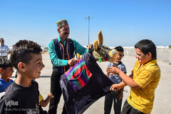 امداد فرهنگی به کودکان در مناطق سیل‌زده خوزستان
