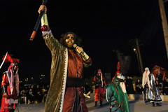 خولی قاتل حضرت ابوالفضل(ع) در حال ایفای نقش خود است.