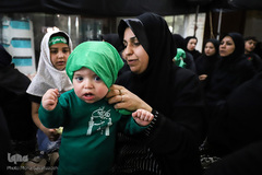 مراسم شیرخوارگان حسینی در آستان علی بن مهزیار اهوازی