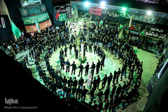 مراسم عزاداری و سینه زنی بوشهری در مسجد امام سجاد (ع) اهواز