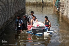 هوفل علی آباد در سیل 