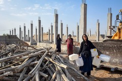 آخرین وضعیت سیل زدگان در حمیدیه 