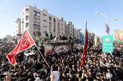 تشییع پیکرهای سردار شهید سپهبد سلیمانی و همرزمانش  