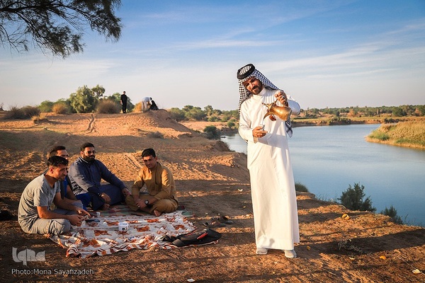 شنزارها در مسیر روستای خسرج که می تواند مکانی برای تفریح و ماشین سواری در شن و ماسه ها تبدیل شود.
