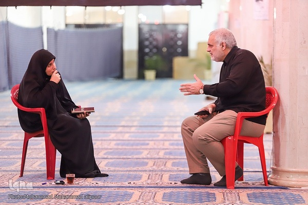 سید احمد معصومی بازیگر نقش امام حسین(ع) در تعزیه بزرگ شوش